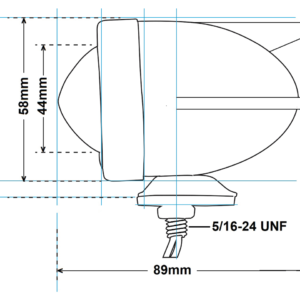 FANALINI BULLET CON TRE ALI