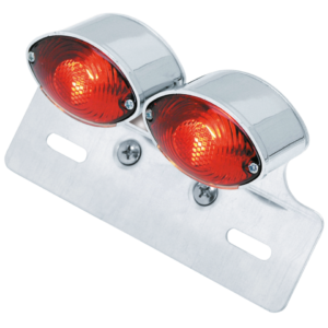 FANALE POSTERIORE DOPPIO MINI CATEYE CON PORTATARGA
