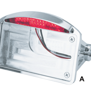 STAFFE MONTAGGIO TARGA CON LUCE POSTERIORE A LED PER ATTACCO LATERALE E PARAFANGO