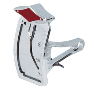 SUPPORTO TARGA CON FANALE A LED STILE DIAMANTE