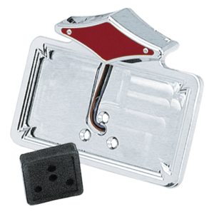 SUPPORTO TARGA CON FANALE A LED STILE DIAMANTE