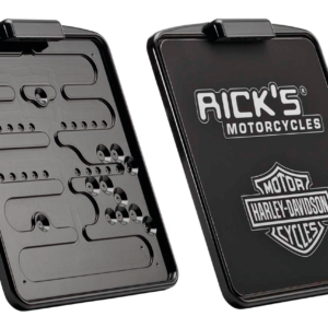 BASE PORTA TARGA RICK'S IN ALLUMINIO BILLET