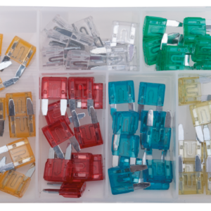 ASSORTIMENTO 60 PEZZI MINI FUSIBILI A BAIONETTA