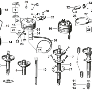 PARTI ACCENSIONE E PARTI DISTRIBUTORE PER MODELLI 1930-1964