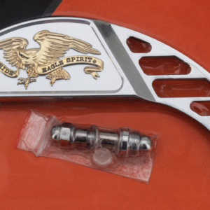 SPECCHIETTO A MEZZALUNA CON AQUILA DORATA