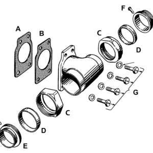 PARTI DEL COLLETTORE PER KNUCKLEHEAD E PANHEAD