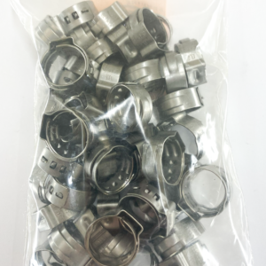 FASCETTE IN ACCIAIO TERMINALI PER TUBI STILE OEM