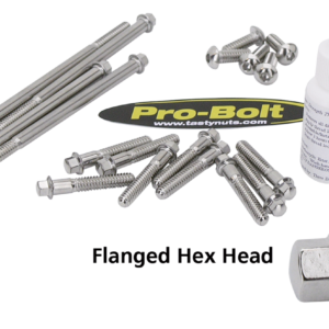 KIT DI BULLONERIA IN ACCIAIO INOX LUCIDATA A SPECCHIO PRO-BOLT