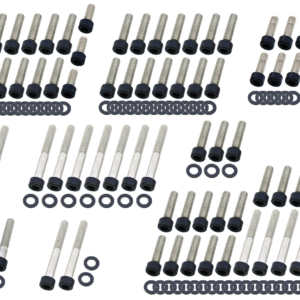 KIT VITI NERE IN ACCIAIO INOX PER MOTORE CAMBIO E PRIMARIA