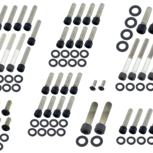 KIT VITI NERE IN ACCIAIO INOX PER MOTORE CAMBIO E PRIMARIA