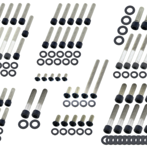KIT VITI NERE IN ACCIAIO INOX PER MOTORE CAMBIO E PRIMARIA
