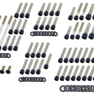KIT VITI NERE IN ACCIAIO INOX PER MOTORE CAMBIO E PRIMARIA