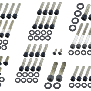 KIT VITI NERE IN ACCIAIO INOX PER MOTORE CAMBIO E PRIMARIA