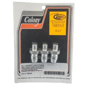 ADATTATORE PER CONDOTTI OLIO/SFIATI PER BIG TWIN