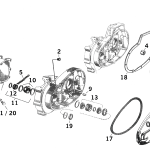 RICAMBI PARTE BASSA PER KH 1954-1956 & XL 1957-1976