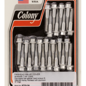 SET DI VITI COLONY PER COPERCHI VALVOLE PANHEAD