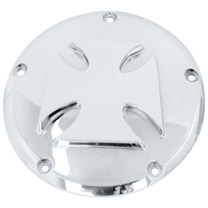 COPERCHI ACCESSO FRIZIONE IN ALLUMINIO CROMATO CON CROCE MALTESE