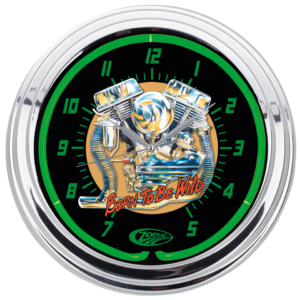 OROLOGI DA PARETE AL NEON ZODIAC