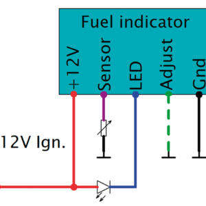 INDICATORE CARBURANTE ELEKTRONIKBOX