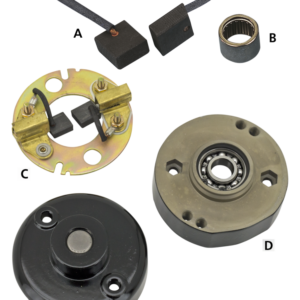 RICAMBI GENERATORE A 2 SPAZZOLE 1958-1981