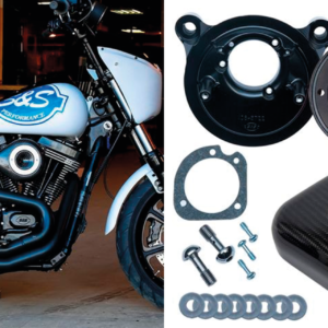 KIT FILTRO ARIA S&S STEALTH A GOCCIA IN CARBONIO