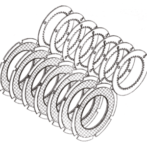 DISCHI FRIZIONE DI RICAMBIO PER PRIMO BELT DRIVE