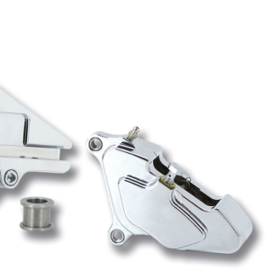 PINZE FRENO A 4 PISTONCINI GENUINE ZODIAC IN ALLUMINIO BILLET