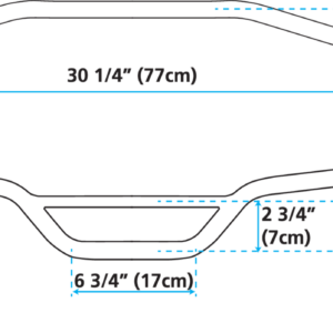 MANUBRI MOTOR-X ZODIAC CUSTOM PRODUCTS DA UN POLLICE DI DIAMETRO