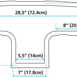 MANUBRI SOCAL & HIPSTER ZODIAC CUSTOM PRODUCTS DA 1" DIAMETRO