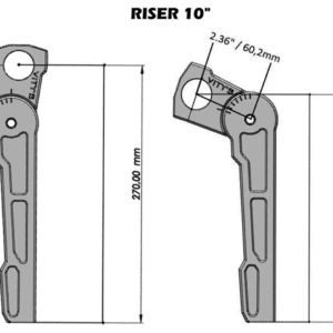 RISER REGOLABILI VITY'S PER MILWAUKEE EIGHT