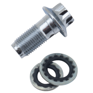 BULLONI BANJO CROMATI E RONDELLE