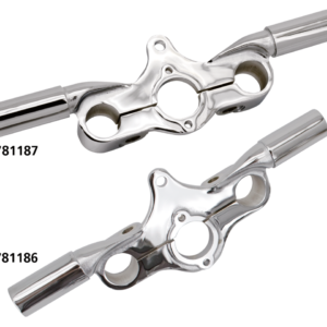 MORSETTI PIASTRE SUPERIORI V-TWIN PER VECCHIE FORCELLE SPRINGER