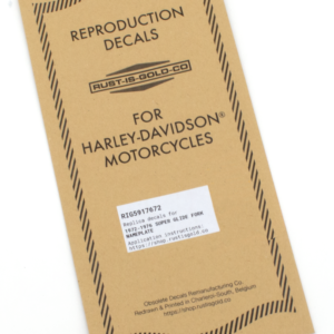 REPLICA DECAL PER FORCELLE DA RUST IS GOLD CO.