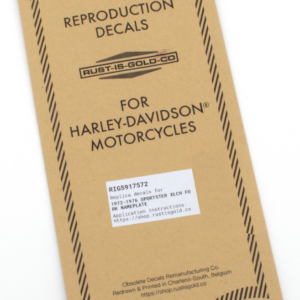 REPLICA DECAL PER FORCELLE DA RUST IS GOLD CO.