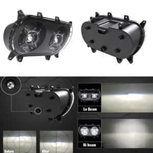 PARABOLA FANALE ANTERIORE A LED PER ROAD GLIDE