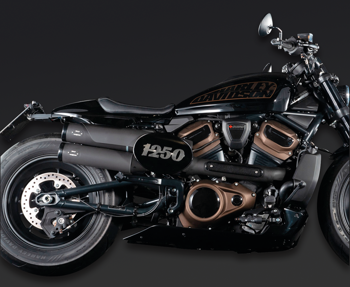 SISTEMA DI SCARICO REGOLABILE MCJ PER SPORTSTER S RH1250S