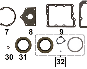 GUARNIZIONI E PARAOLI CAMBIO A 4 MARCE PER BIG TWIN 1936-1986