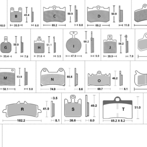 PASTIGLIE FRENO PER PINZE AFTERMARKET