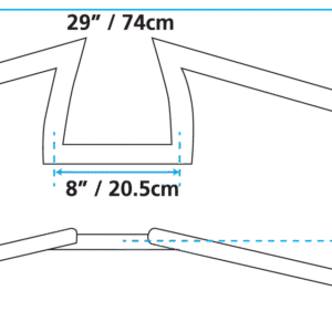MANUBRI DONKEY ZODIAC CUSTOM PRODUCTS DA UN POLLICE DI DIAMETRO