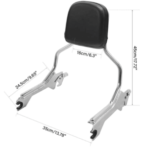 KIT SISSY BAR A SGANCIO RAPIDO IN UN PEZZO PER FAT BOY E BREAKOUT