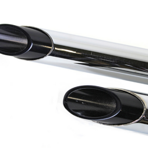 SET DI SCARICHI DRAG PIPES CON PUNTALE NERO CORTO
