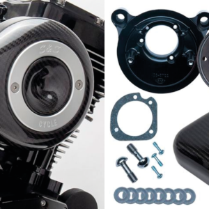 KIT FILTRO ARIA S&S STEALTH A GOCCIA IN CARBONIO