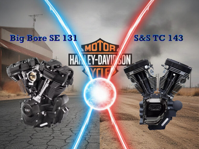 Screamin Eagle TC 131 vs Big Bore S&S TC 143