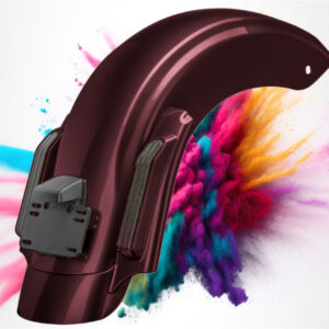 14+ CVO STYLE REAR FENDER SMOKED LEDS