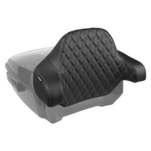 HOGWORKZ® Diamond Stitched Chopped Tour Pack Backrest Pad