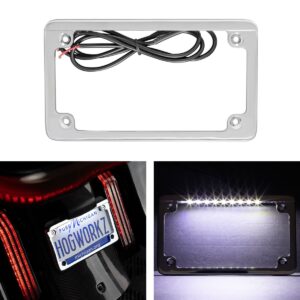 LED LICENSE PLATE FRAME | CHROME