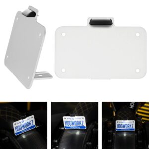 Chrome Seat Bolt LED Upright License Plate Mount for Harley® Motorcycles