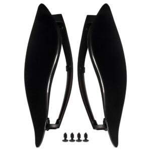 Dark Smoke Adjustable Batwing Air Deflectors for Harley® Touring '14-'25
