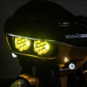 Goldtooth™ Performance LED Headlight for Harley® Road Glide '15-'25