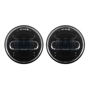 Blackout 4.5" LED Auxiliary Passing Lamps for Harley® & Indian